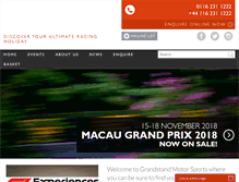 Tablet Screenshot of grandstandmotorsports.co.uk